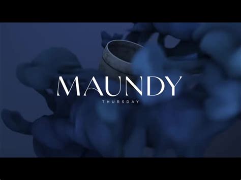 Maundy Thursday Ink Maundy Thursday Igniter Media Worshiphouse Media