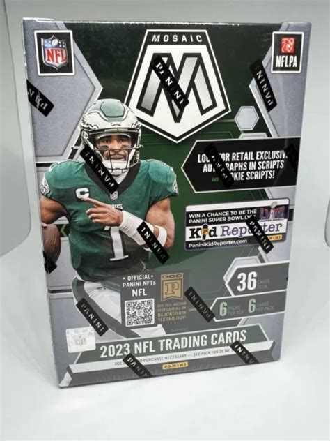 2023 PANINI MOSAIC Football Trading Card Blaster Box Factory Sealed