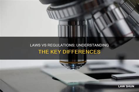 laws  regulations understanding  key differences lawshun