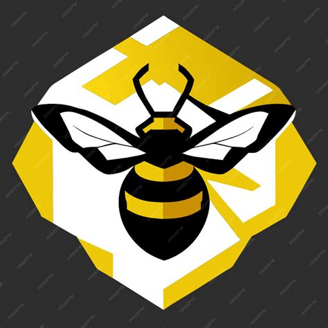 Premium Vector Modern Bee Logo Vector Illustration