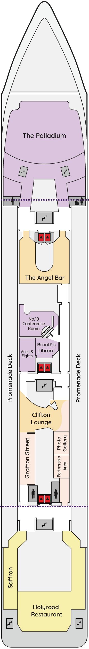 Ambition Deck Plan Ambassador Cruise Line Rol Cruise