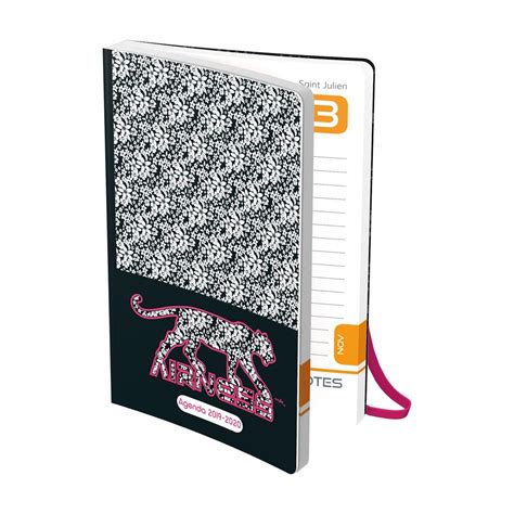 Airness Agenda Scolaire Journalier Fille Pages X Cm Couverture