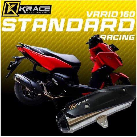 Jual Knalpot Krace Honda Matic Standar Racing Knalpot Krace Vario 150