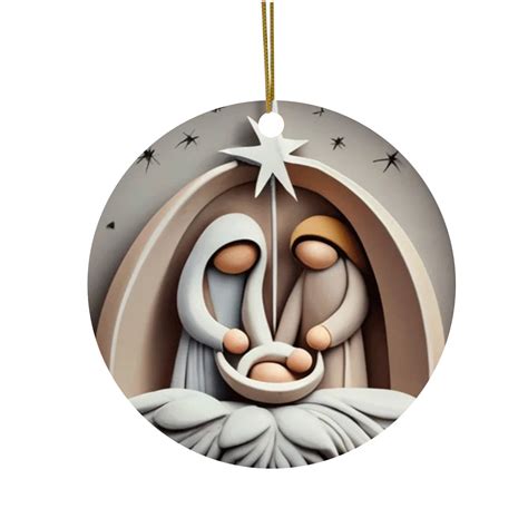 Cehvom Christmas Tree Pendant Indoor Christmas Decoration Flat