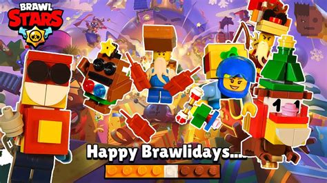 How to build Lego Brawl Stars brawler Grom and new christmas skins ...