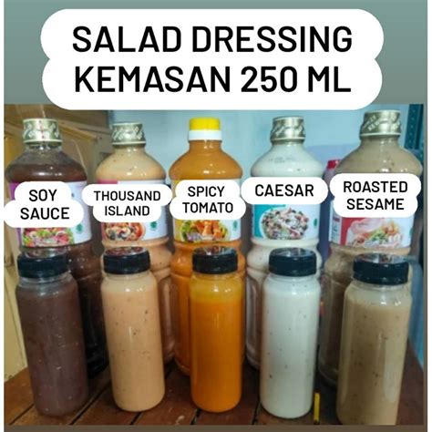 Jual Salad Dressing Soy Sauce Roasted Sesame Thousand Island