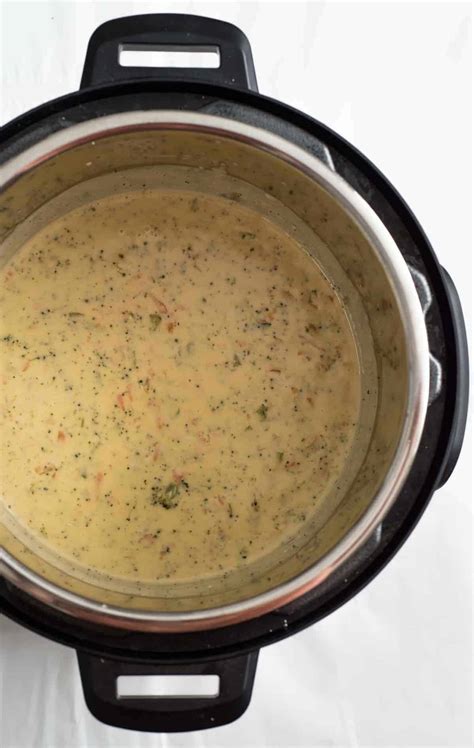 The Best Instant Pot Broccoli And Cheese Soup Easy Soup Recipe