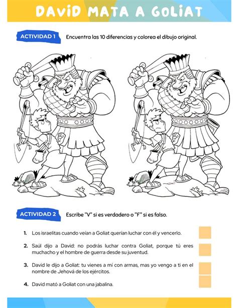 CLASE 140 DAVID MATA A GOLIAT David Y Goliat Lecciones De Biblia