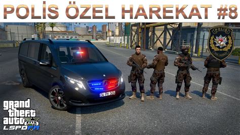 GTA 5 POLİS ÖZEL HAREKAT MODU 8 MERCEDES VİTO LSPDFR YouTube