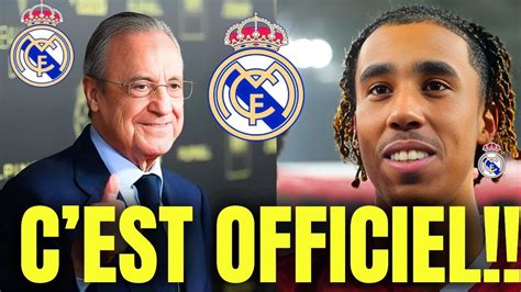 Coup de Tonnerre Florentino Pérez Confirme l Arrivée de Yoro Leny