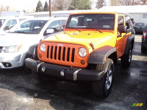 2012 Crush Orange Jeep Wrangler Sport S 4x4 56481353