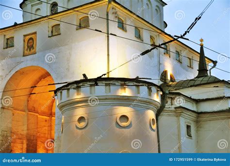 Golden Gates In Vladimir Town Russia Stock Image Image Of Golden