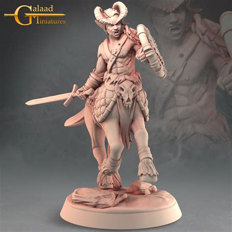 Male Centaur Miniature Galaad Miniatures Tabletop Rpg Etsy Hong Kong