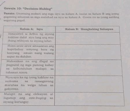 Gawain 10 Decision Malcing Pawuto Unawaing StudyX