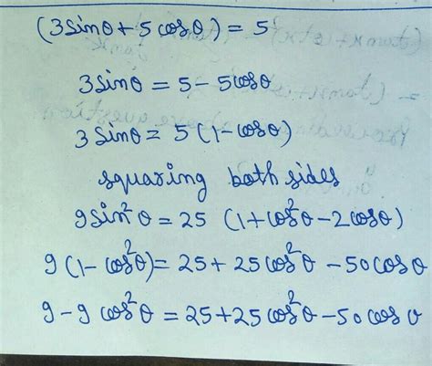 If Sin Theta Cos Theta Is Equal To Then Prove That Sin Theta