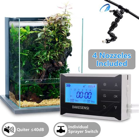 Dakesensi Humidificadores de reptiles automáticos para reptiles con