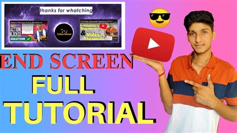 End Screen Kaise Lagaye In Full Tutorial Views Subscribers