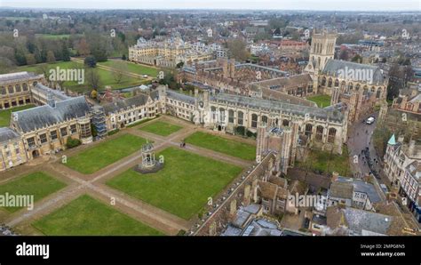 Picture Dated January Th Shows An Aerial View Of Trinity College