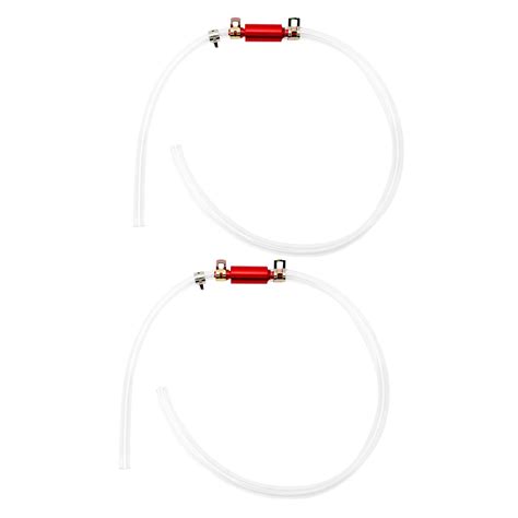 1pair Brake Bleeder Hose 6mm Durable Reliable Long Lasting One Way Check Valve Tube Bleeding