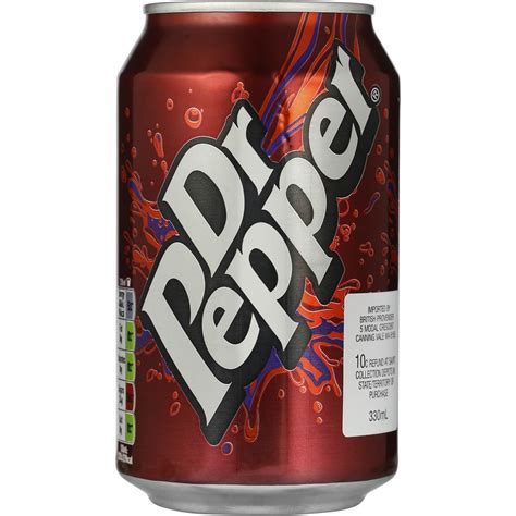 Dr Pepper Cola Drinks 330ml | Woolworths