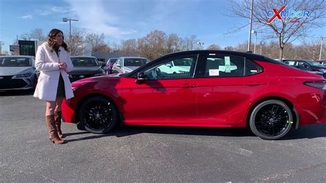 Rare 2021 Toyota Camry Xse In Supersonic Red W Black Roof Youtube