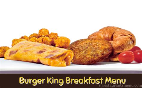 Burger King Breakfast Menu Prices Coupons Reviews