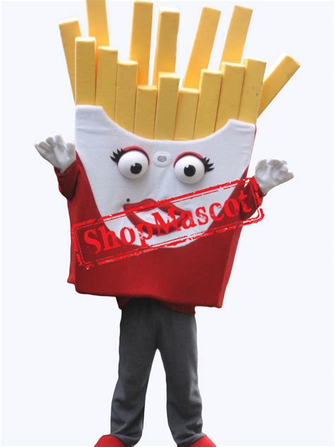 Cute French Fries Mascot Costume