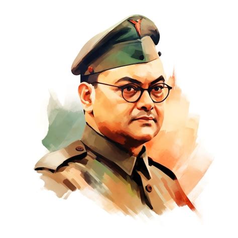 Premium Photo Subhash Chandra Bose 23 January Vector Illustration