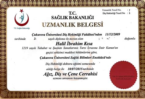 Uzm Dr Dt Halil İbrahim Kısa Yorumlarını gör ve randevu al