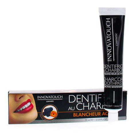 INNOVATOUCH Dentifrice Blancheur Au Charbon Tube 75 Ml Parapharmacie