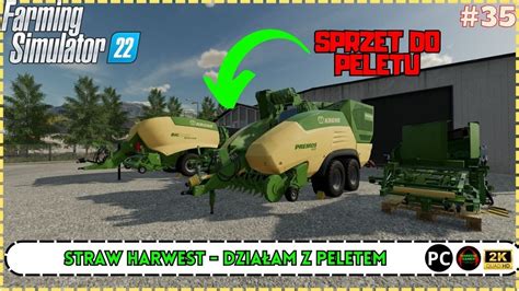 FS 22 DLC Straw Harvest Produkcja peletu ze słomy 35 YouTube