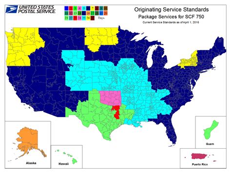 Usps First Class Zones Map