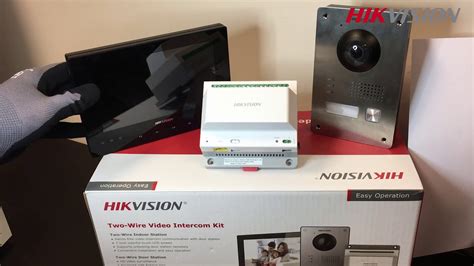 Hikvision Tutorials 2 Wire Video Intercom Kit Introduction YouTube