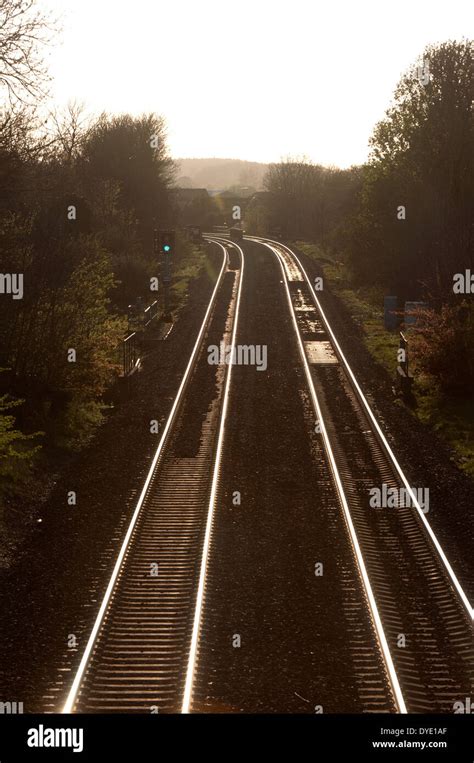 Linee Ferroviarie A Doppio Binario Immagini E Fotografie Stock Ad Alta