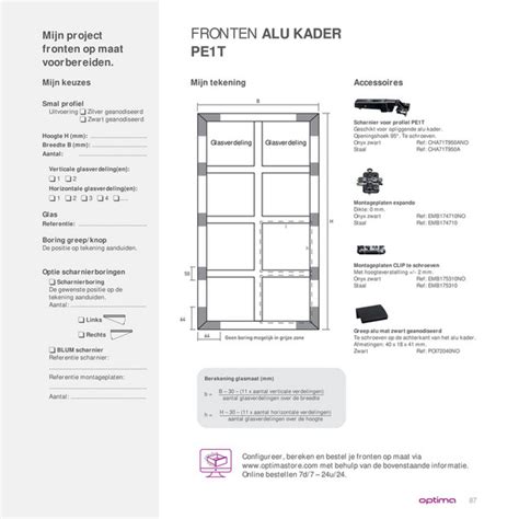 Optima Fronten Catalogus Page 88 89 Created With Publitas