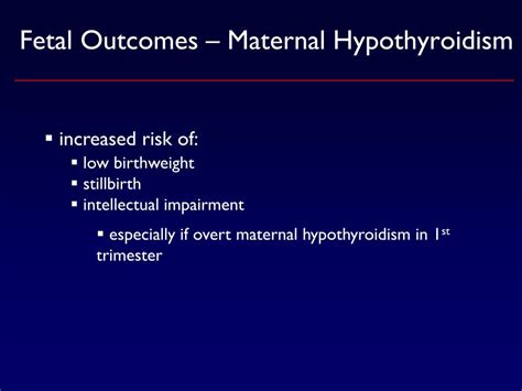 Ppt Thyroid Disease In Pregnancy 2011 Update Powerpoint Presentation Id 6756889