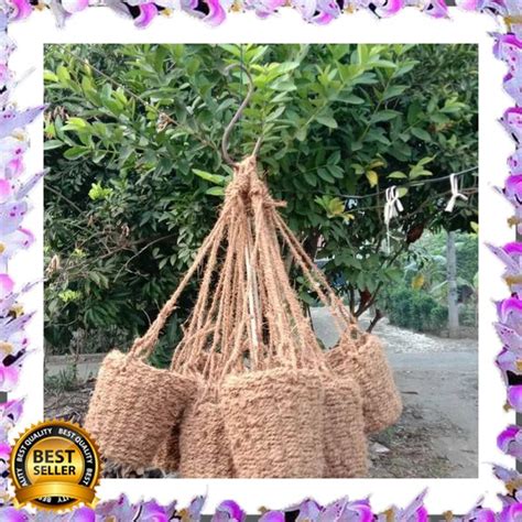 Jual Pot Gantung Sabut Kelapa Anyaman Ready Shopee Indonesia