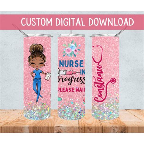 Nurse Tumbler Wrap Png Nurse Tumbler Sublimation Designs Nurse In