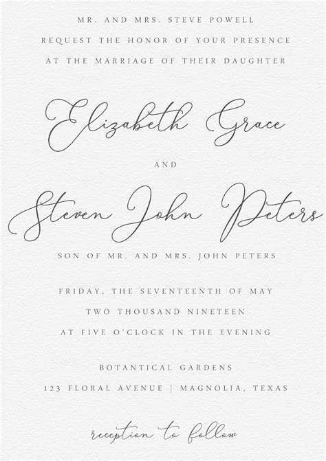 online wedding invitations with RSVP Houston, TX