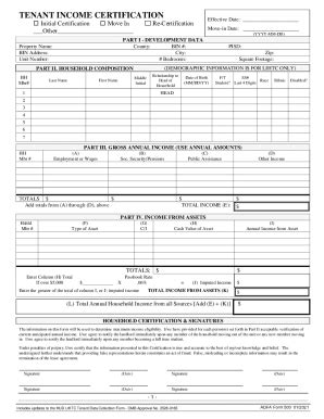 Fillable Online Hud Lihtc Tenant Data Collection Form Hud Gov Fax