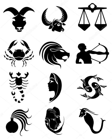 Zodiac Signs Icons Set — Stock Vector © Sdp Creations 62896477