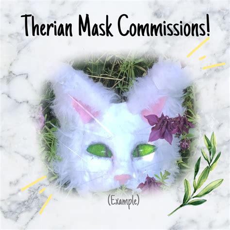 Therian Mask Commissions READ DESCRIPTION Etsy