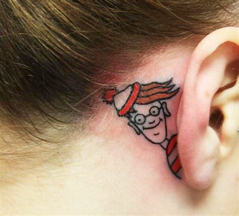 31 Behind The Ear Tattoos That Will Make You Want To Get Inked