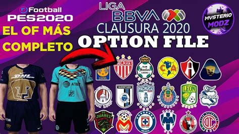 DOWNLOAD OPTION FILE LIGA MX EFOOTBALL PES 2020 PS4 PC EL MÁS