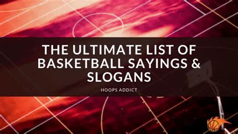 Famous Basketball Sayings Quotes