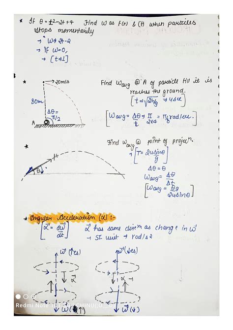 Solution Circular Motion Physics Kota Hand Written Notes And Questions For Class 11th 12th Jee