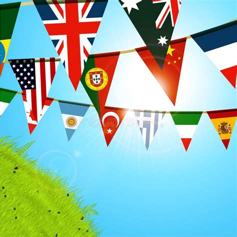 Bunting Flags World Stock Illustrations 237 Bunting Flags World Stock