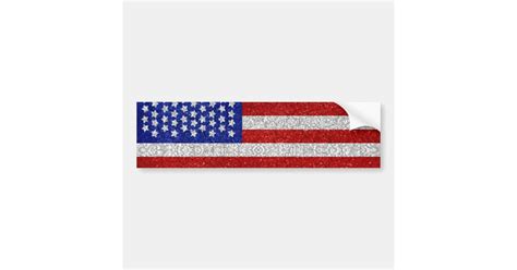 Vintage American Flag Bumper Sticker | Zazzle