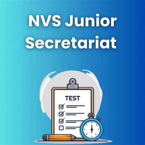 NVS Junior Secretariat Assistant Mock Test Series 2025