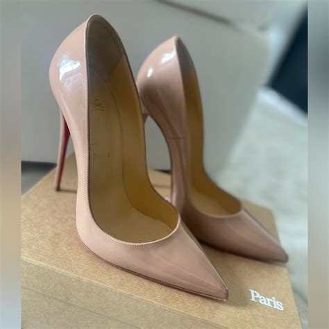 Christian Louboutin So Kate Pump Mm Heel Nude P Gem